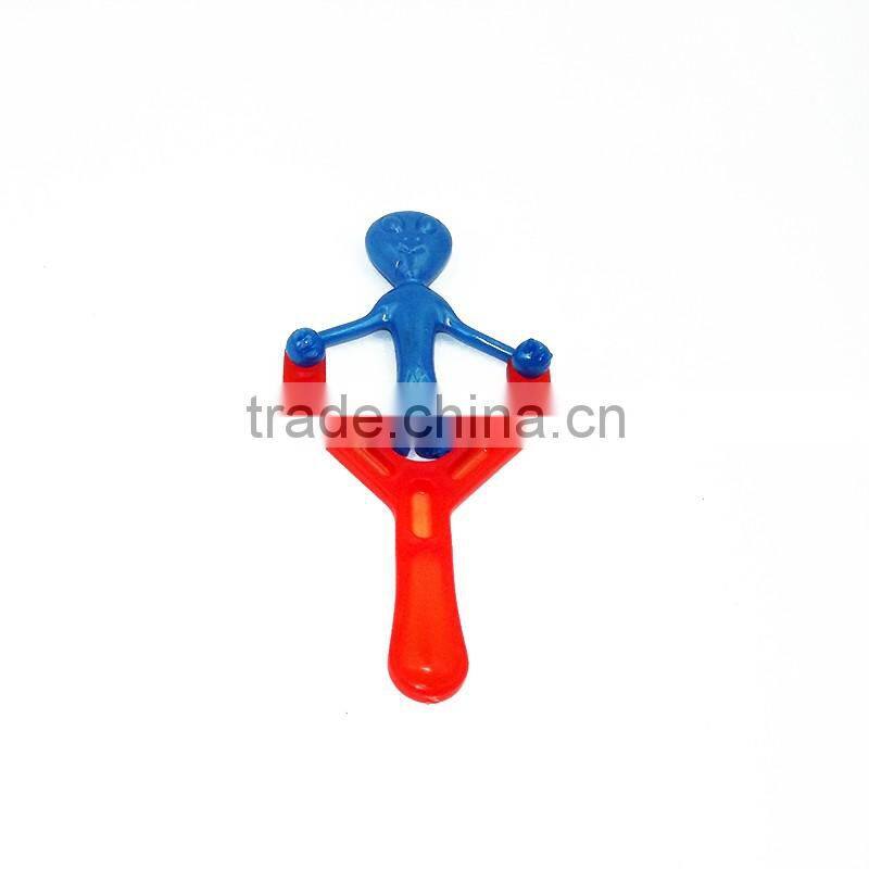 TPR sling shot ,Plastic Alien Sling shot toy ,ICTI factory Sling shot toys