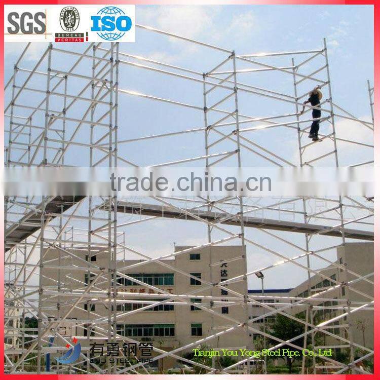scaffolding material astm a53 schedule 40 galvanized steel pipe