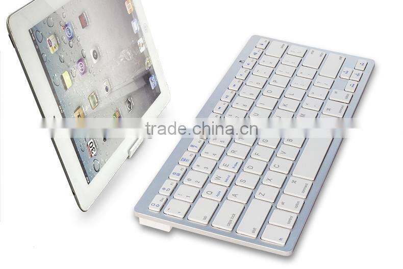Bluefinger Ultra-Slim Bluetooth Keyboard for iPad Air, iPad Mini 2, iPad Mini, iPad 4 / 3 / 2, Galaxy Tab and other Tablets