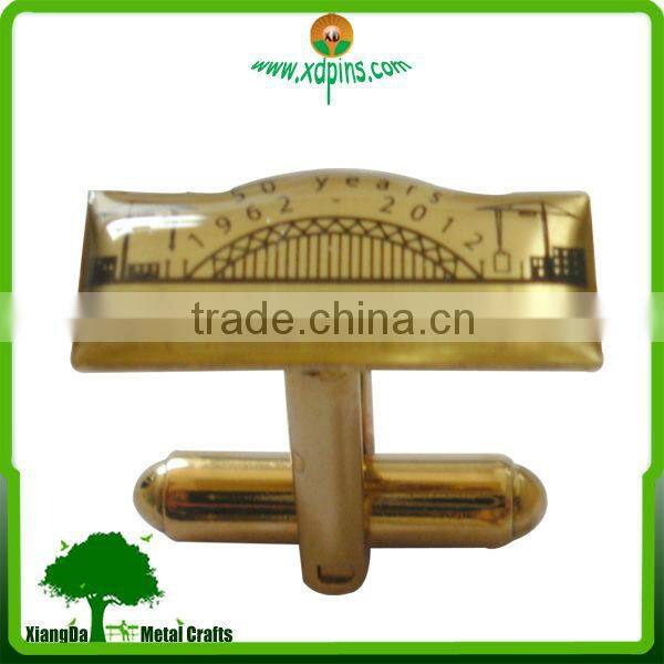 2016 Customized metal masonic branded cuff links