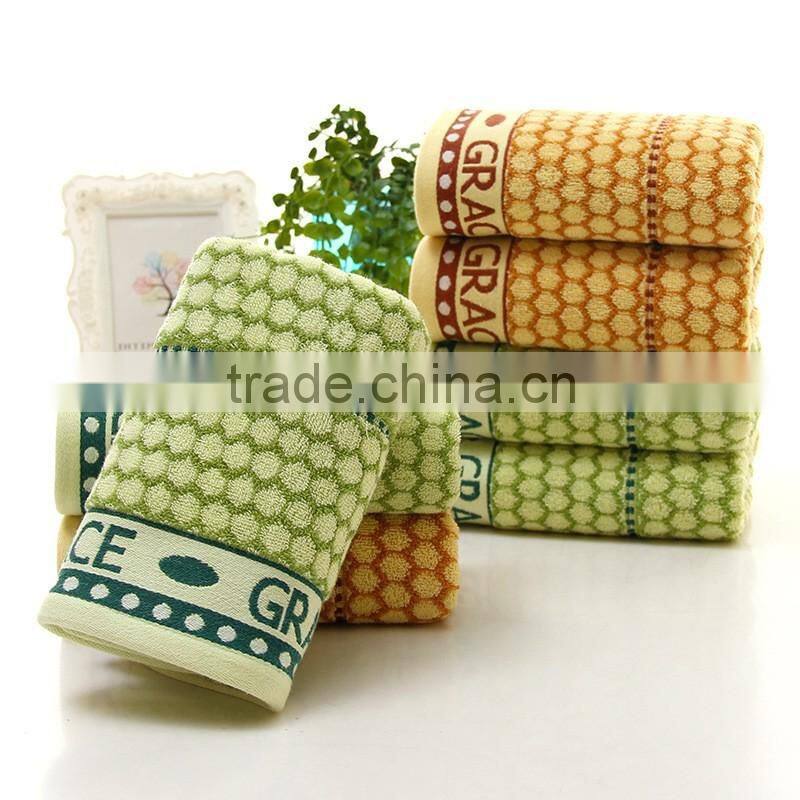 Low price and High Quality 2016 New style face towel 100% cotton face towel