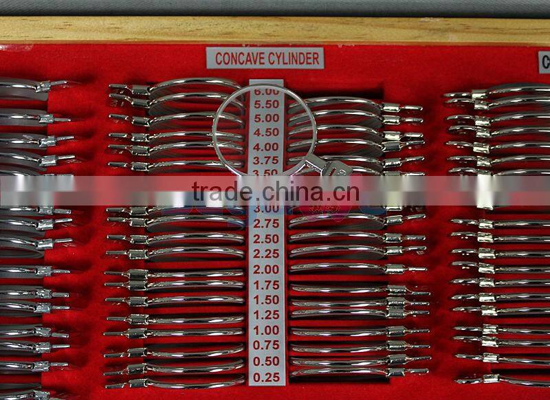 The Latest Top Quality Aluminium Case Metal 266 PCS 36.5 MM Trial Lens Set