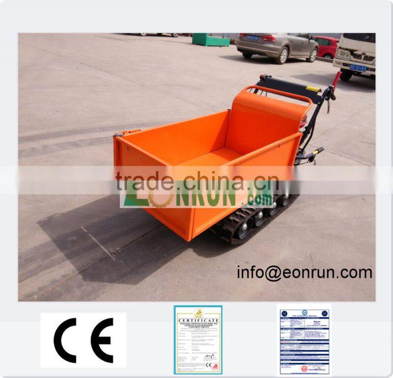 All terrain mini dumper for garden with petrol engine
