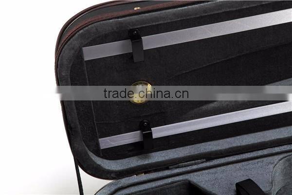 High Quality Square Violin Case With Hygrometer Custom Violin Case TL-20