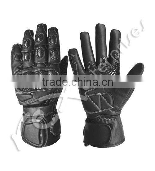 Leather Motorbike Motorcycle Racing Sports Gloves