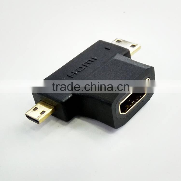 Hot sale female hdmi to male micro hdmi connector for monitor
