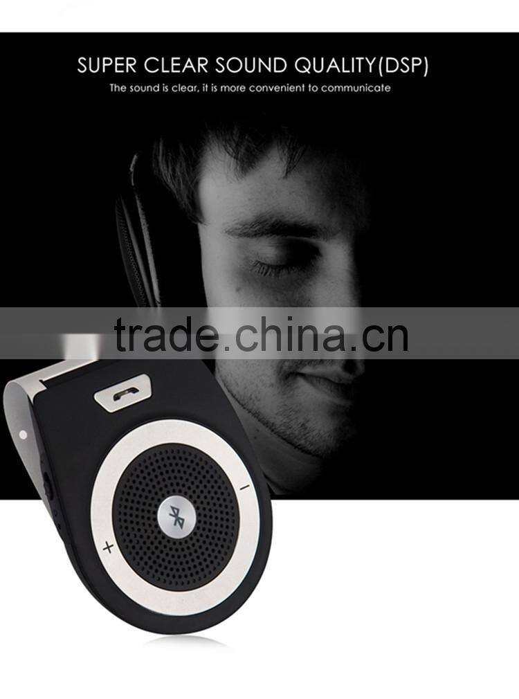 Dsp technology bluetooth handsfree car kit,Mini wireless car speakerphone