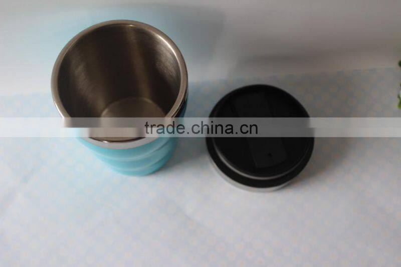 yongkang Inner steel Outer plastic thermos coffee mug