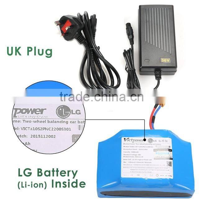 6.5 Inch electric scooter 2 wheel go board with LG battery UK plug Plum round Ancheer AM002732