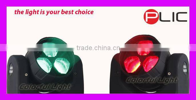 ODM Provided Stage Light Factory 3* 15W Led Moving Head Beam Zoom Light