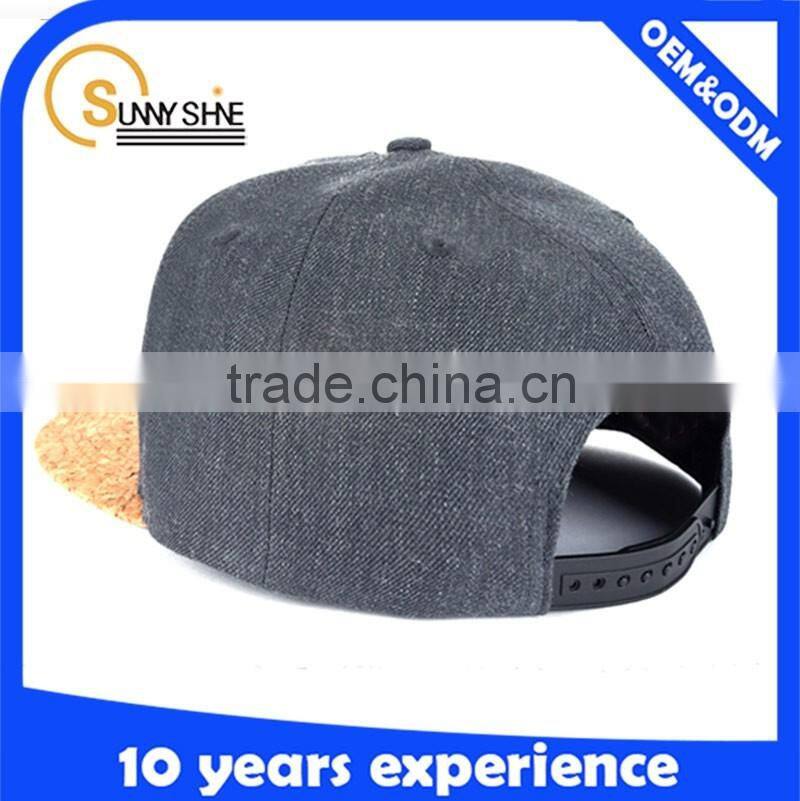 Blank short brim snapback plain hats wholesale