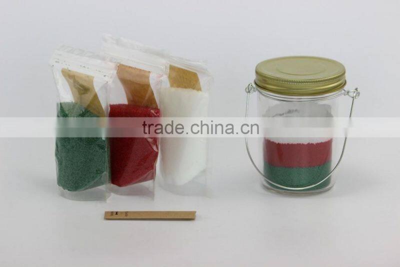 Simplicity DIY Jar Candle, DIY candle sand & cotton wick & glass jar