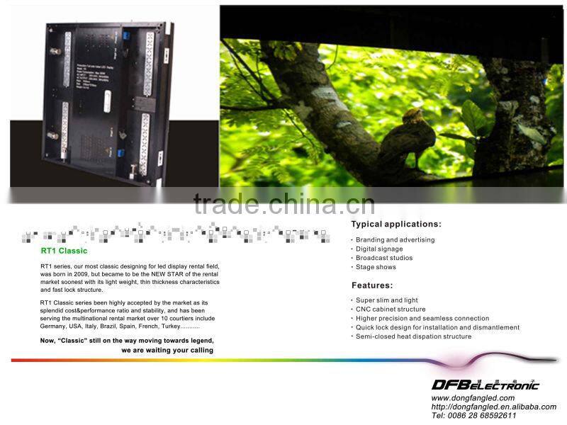 P5 indoor full color led billboads