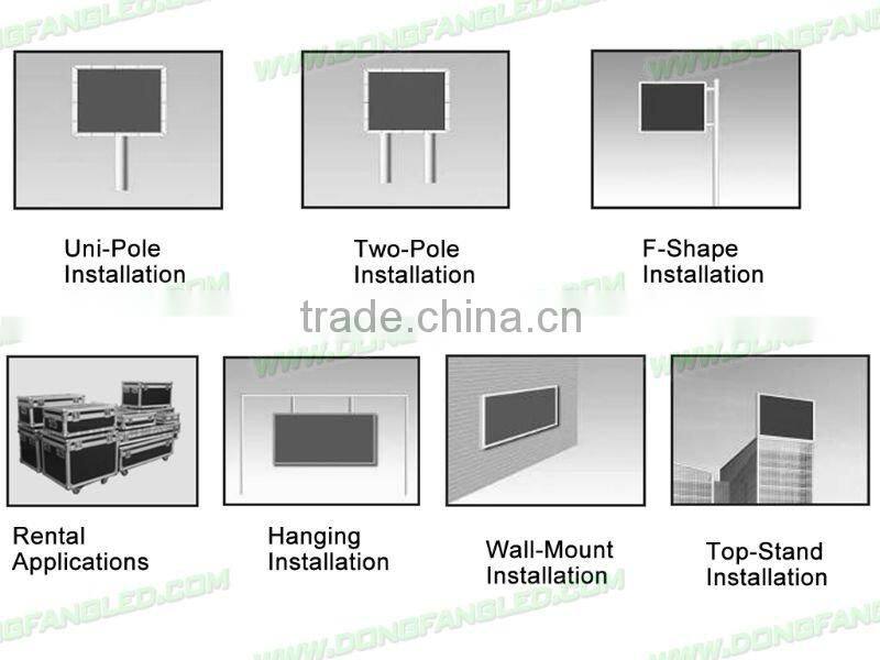 DFB P25 outdoor video led display panels
