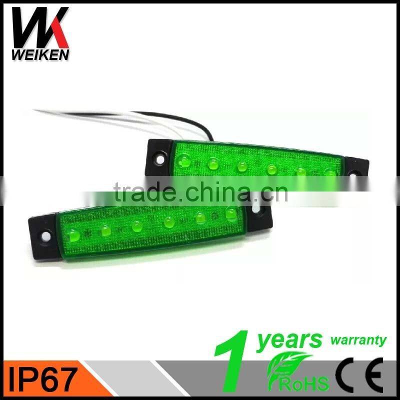 WEIKEN Auto part tractor led side marker lights for trucks and trailers