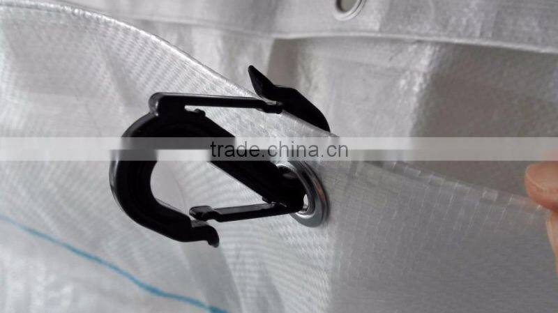 Plastic Double S HOOK shade net bird net anti hail net cherry cover S clip