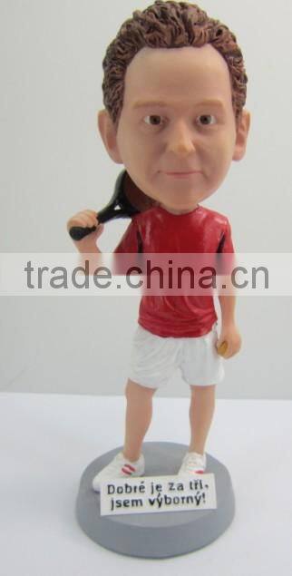 custom personal 7'' tall sport bobblehead