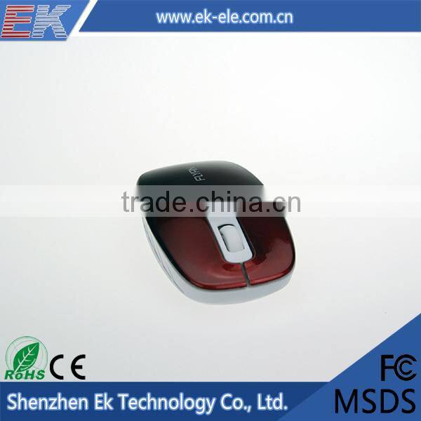 China hot sale high quality fashion red 2.4Ghz cheap wireless mouse