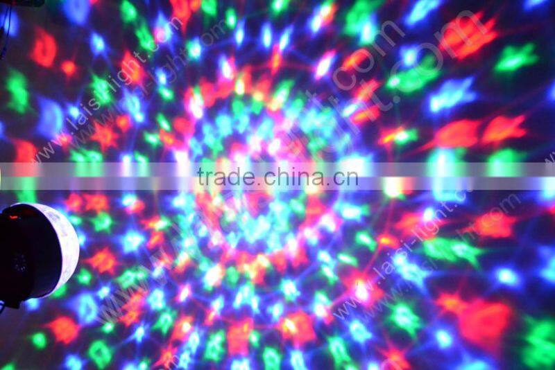 DJ disco light Mirror 6pcs*3W LED Crystal Ball, mini LED Crystal Ball for Christmas Decoration