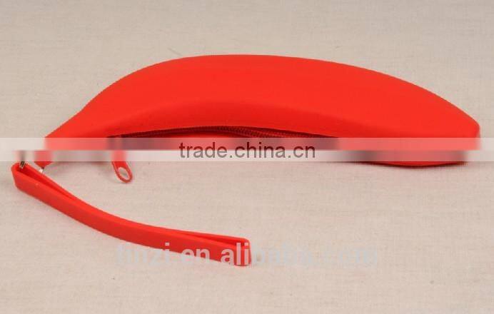 Novelty Pencil Bag Banana Shape Silicone Case