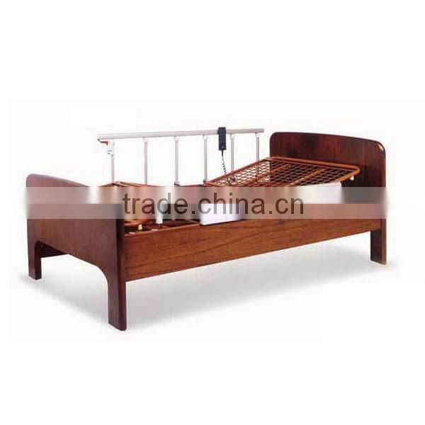 HH633 two function home care bed/woden structure bed for patient