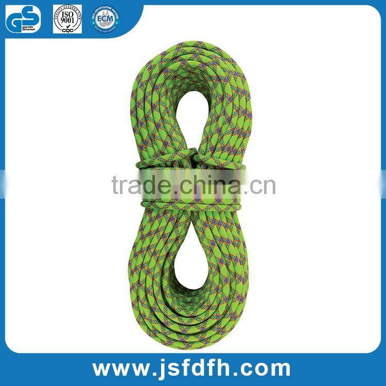 CE Standard Polyester Rope Safety Climbing Rope With High Quality