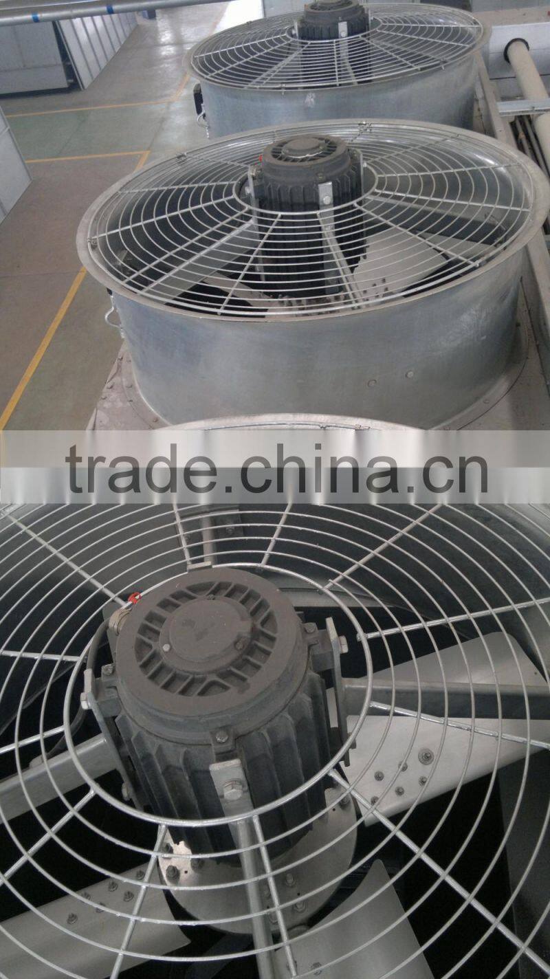 mixed flow series closed cooling tower