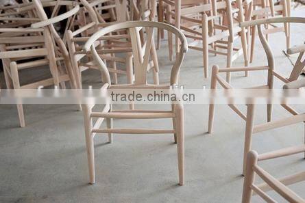 wood dining chair, classic wood wishbone chair