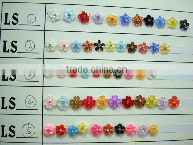 100pcs/bag sweet style flower 3D nail art decoration