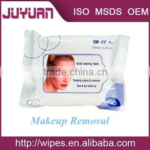 non-alcoholic facial cleaning wet towelettes with iso