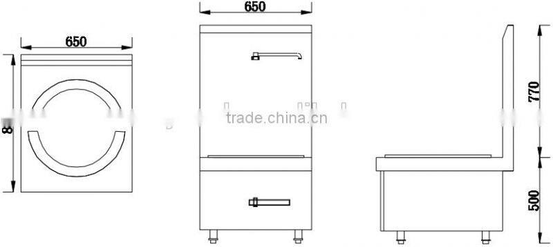 Electromagnetic soup furnace 15KW