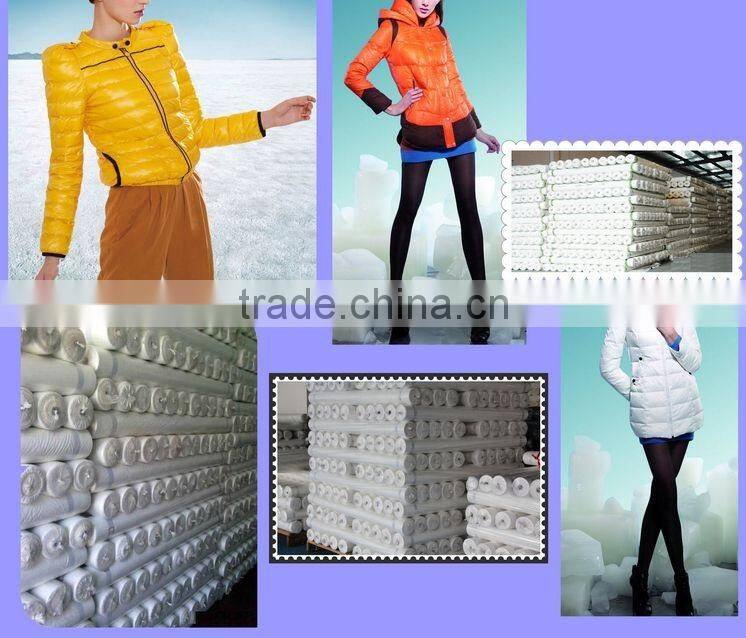 Wholesales 2014 new TEXTILES 290T down proof interlining polyester fabric for garment,lining, suit,down jacket and proof coat