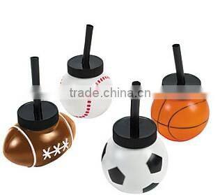 2014 world cup gifts with drinking straw and lid