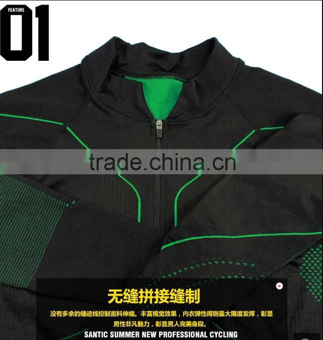 Santic cycling compression wear with breathable lazer