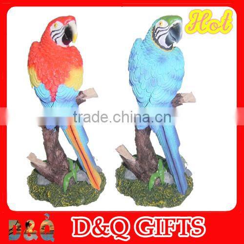 Garden Decoration Animal Figurine with Polyresin Parrot