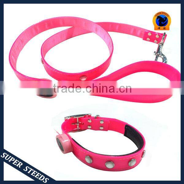 TPU/Nylon Two Ways Double Dog Couple Walking dog leash double hooks