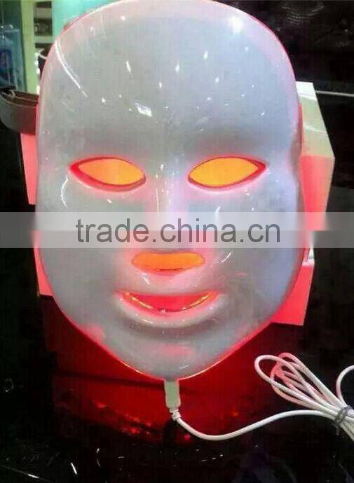 Skin Rejuvenation Therapy Photodynamics PDT New 7 Colors LED Photon Facial Mask