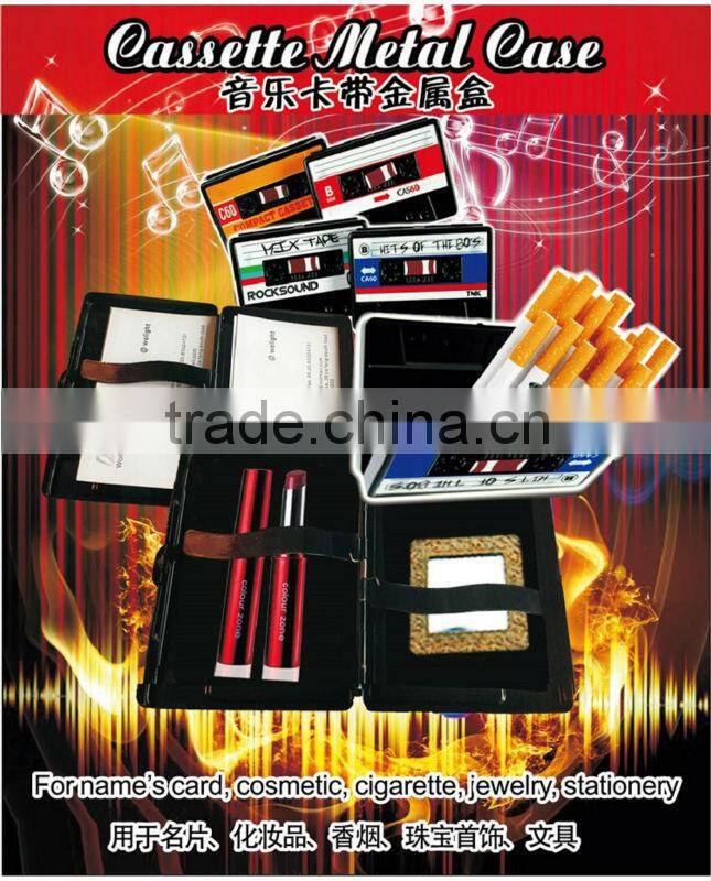 Creative Cassette Shape Metal Storage Box