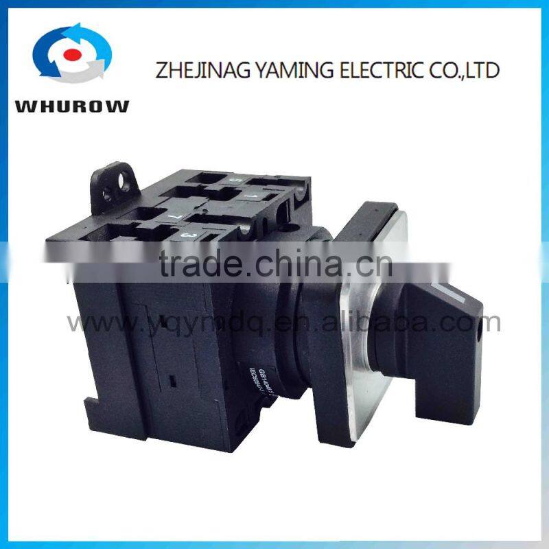 Changeover rotary cam universal switch LW42 LW40 Series 100A 3 poles panel installation electrical high voltage control machine