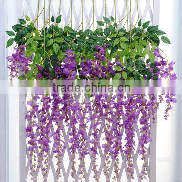 artificial flower wholesale silk flower wisteria