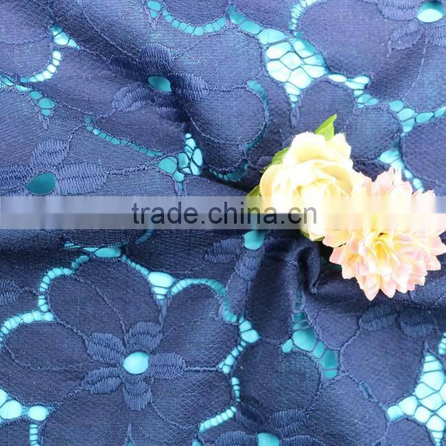 100%nylon fancy floral french lace fabric 2016 for wedding african fabrics lace dress patterns