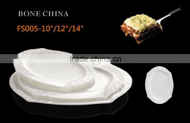 round shape ceramic bone china plates 7" 8" 10" 12" dinner plates