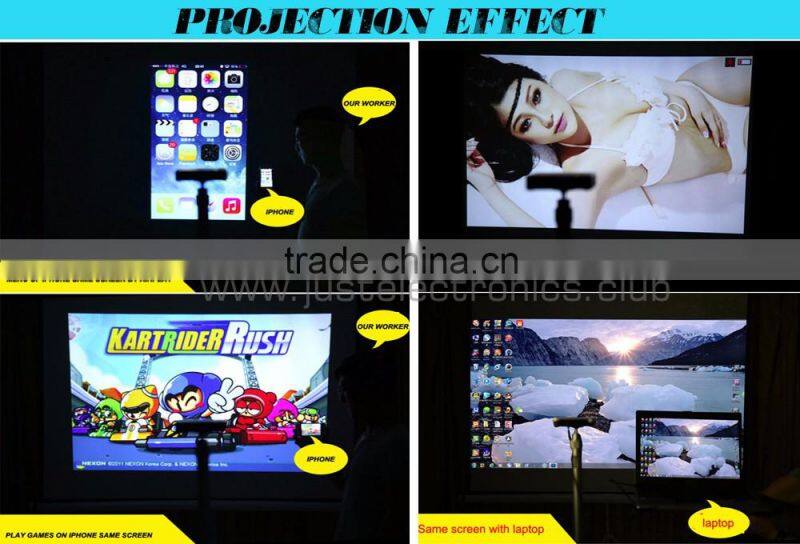 Hot Sale DLP WIFI 1080p 100 Lumens Full HD Miracast Airplay smart beam projector