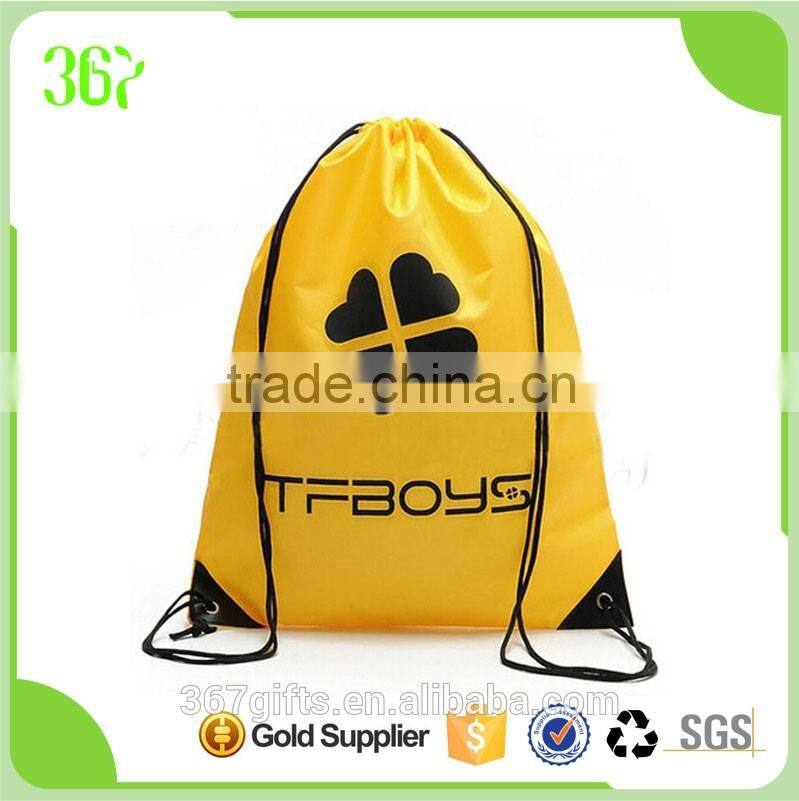wholesale custom promotional cheap shopping bag with drawstring