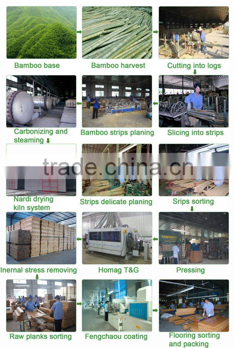 Wholesale china factory solid bamboo flooring products exported to dubai