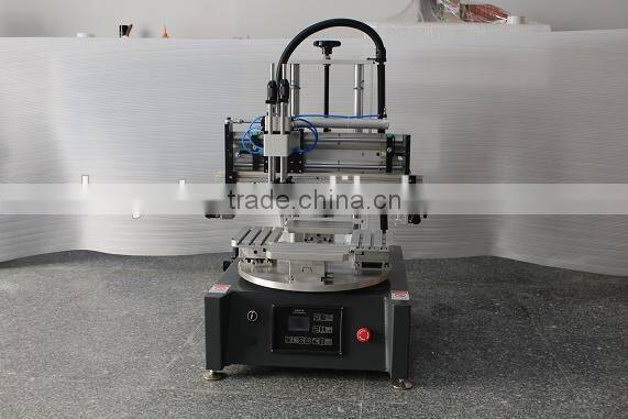 1 color 4 stations rotary screen printing machine