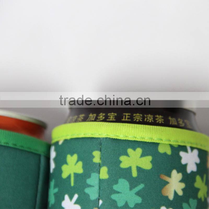 Cheap Gifts Flat Blank foam/neoprene beer can cooler