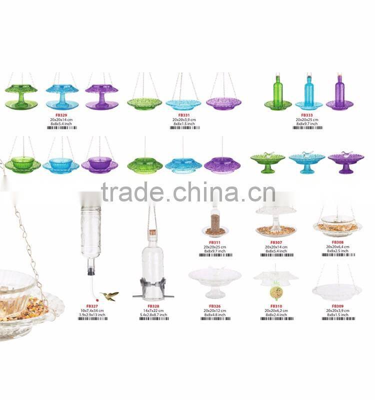 Hanging teapot ceramic bottle bird feeder