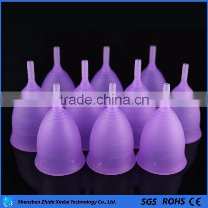 Reusable Soft Gental Silicone Menstrual Cups for Lady Menstruation Period