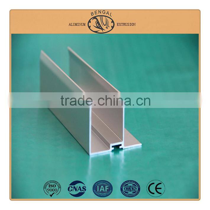 Brightly Anodizing Finish Aluminum Profile for Glass Price as per Kg